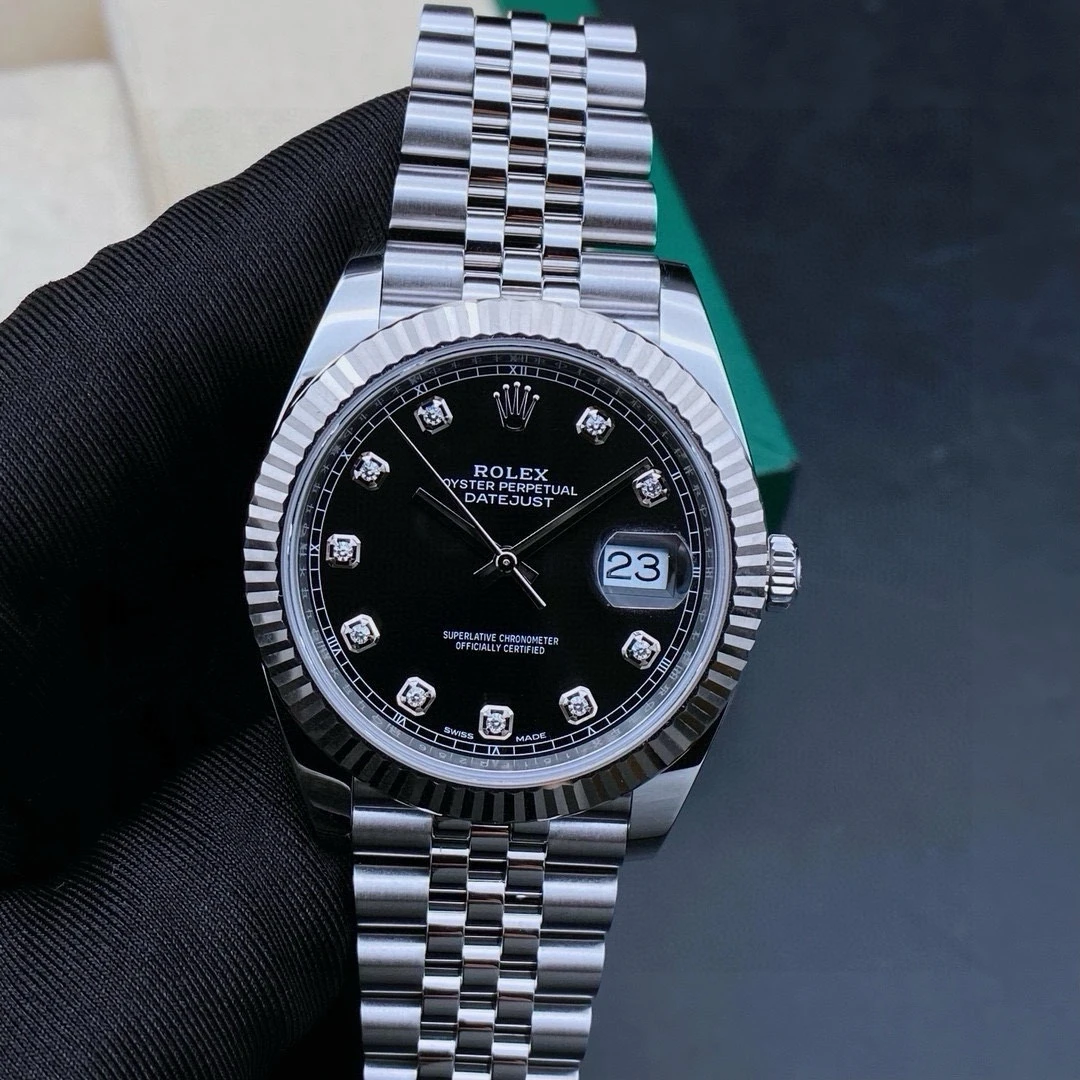 99新 Rolex/劳力士 日志126334/黑盘/机械男表/18年全套/表径41
