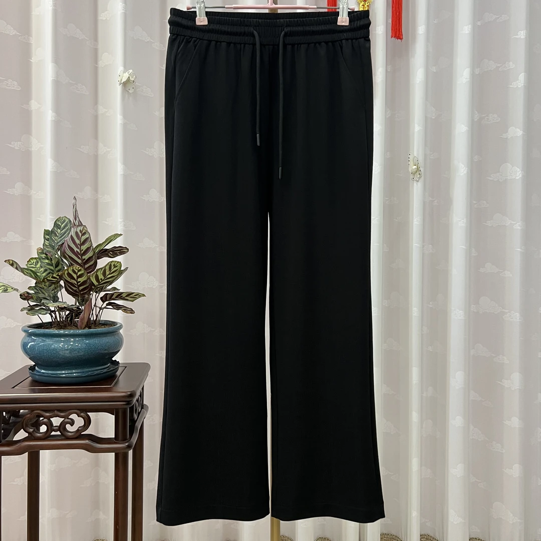 胖人坊大码冰丝直筒裤01383 裤长94