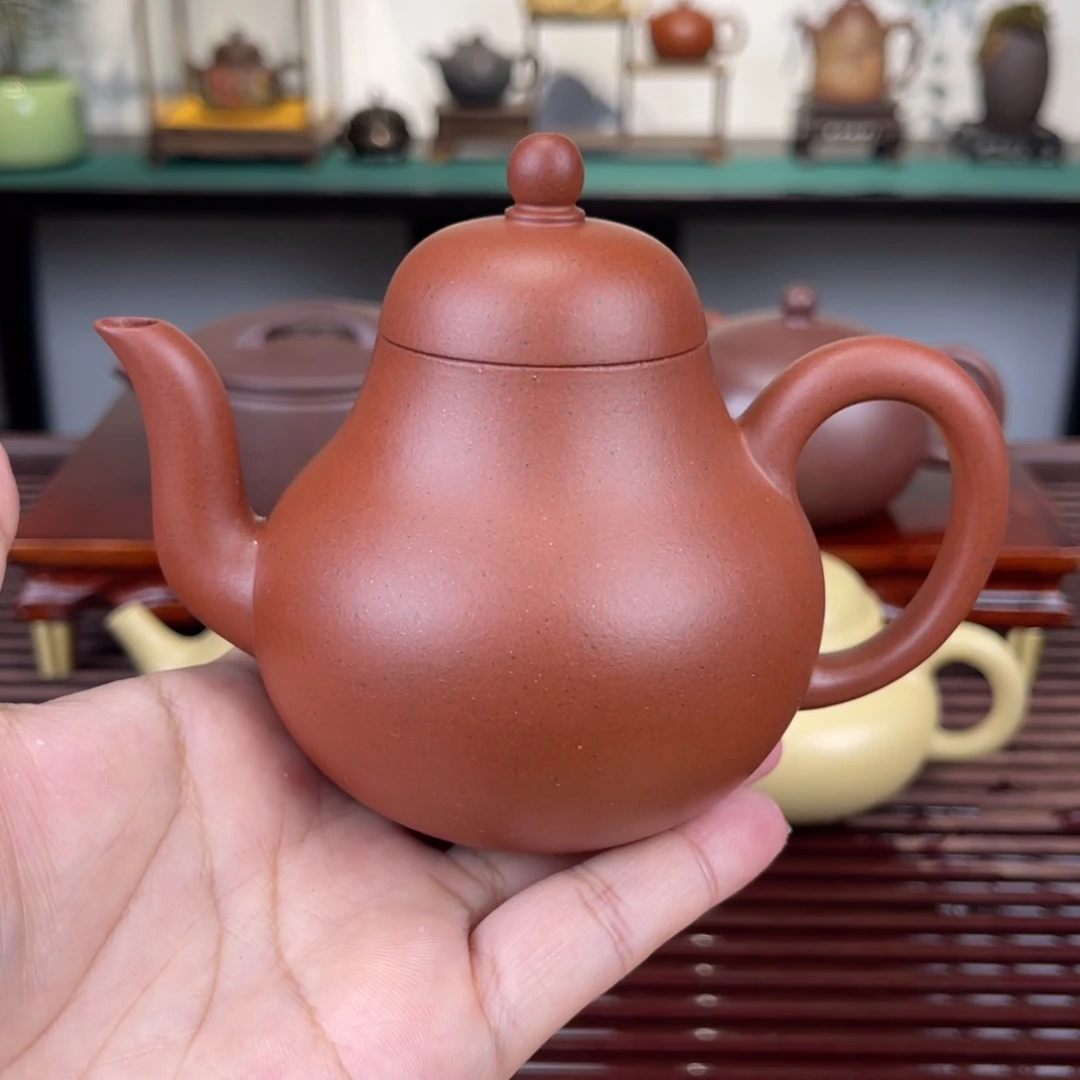 茶壶紫砂220毫升全手工清水泥思亭