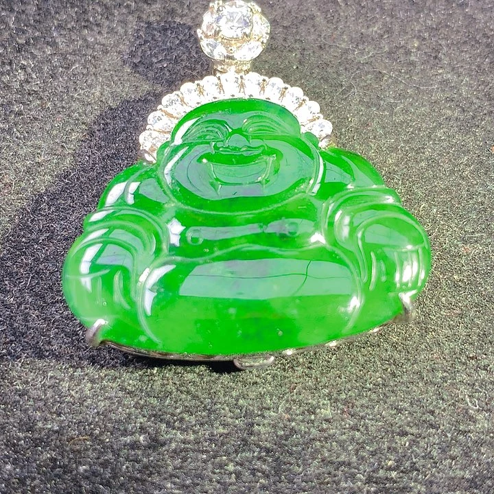 翡翠银S925镶嵌颈饰