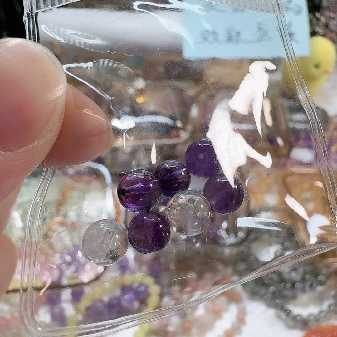 水晶手链合金水晶