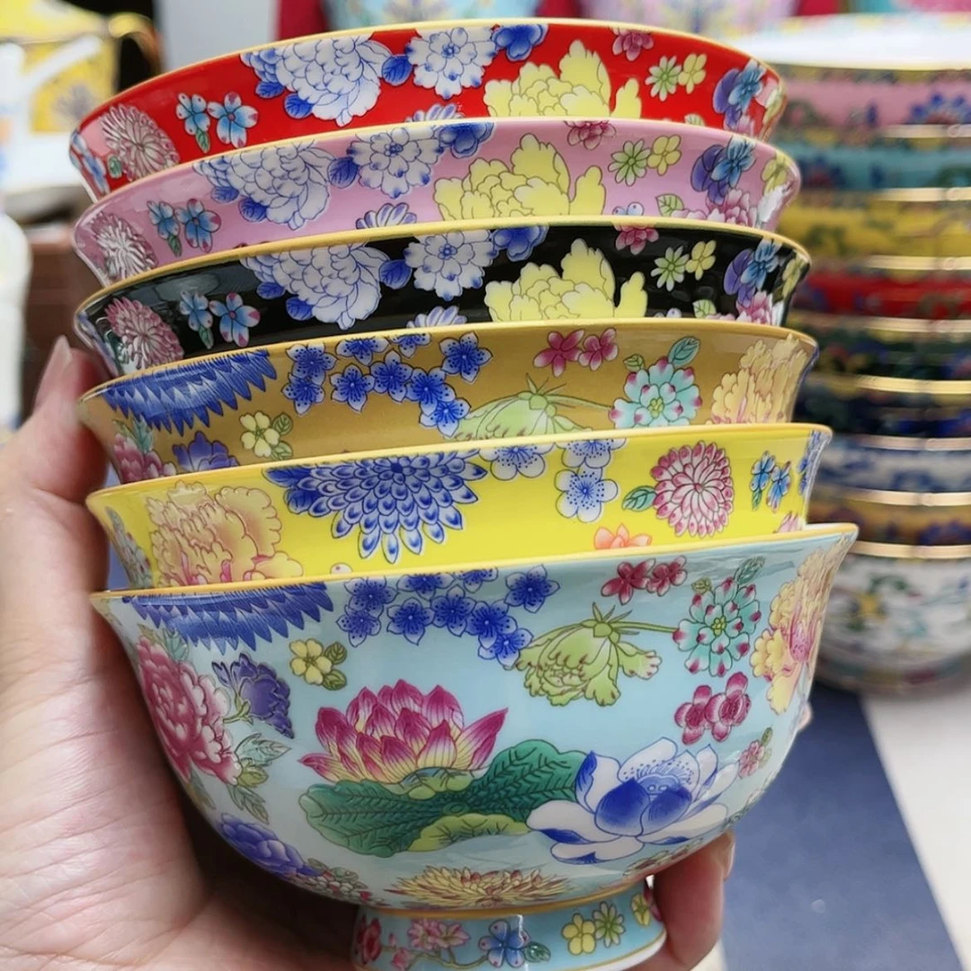 【闪购商品】珐琅4.5寸6个………………