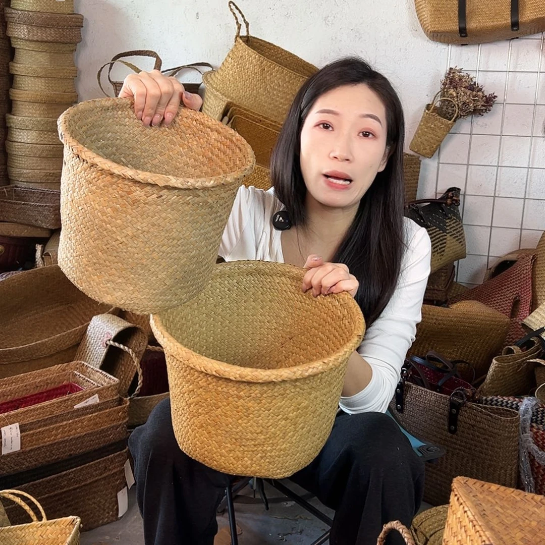 草编草编包/草编收纳盒微瑕疵