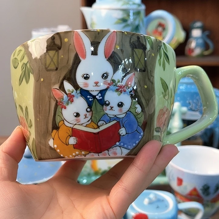 陶景德镇釉下手绘陶瓷