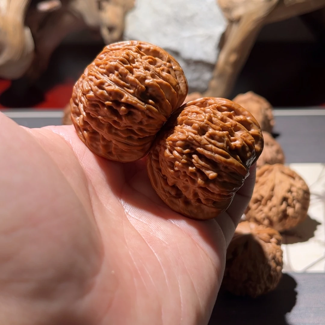 终***期文玩核桃吊坠43汉高楼