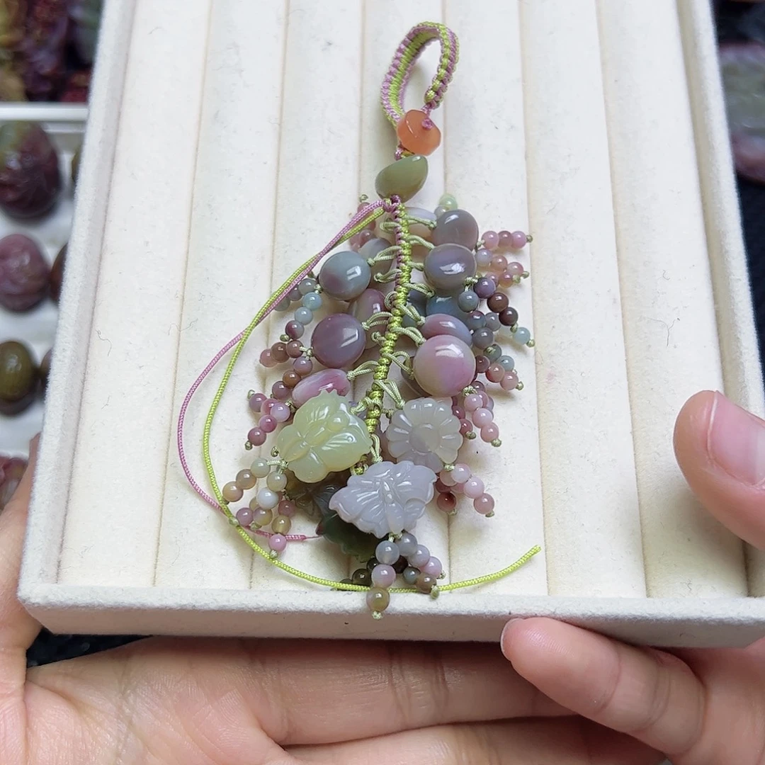 玛瑙/玉髓未镶嵌定制吊坠