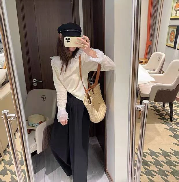 【杭州•TNT】NN2517时尚显瘦衬衫休闲百搭宽松