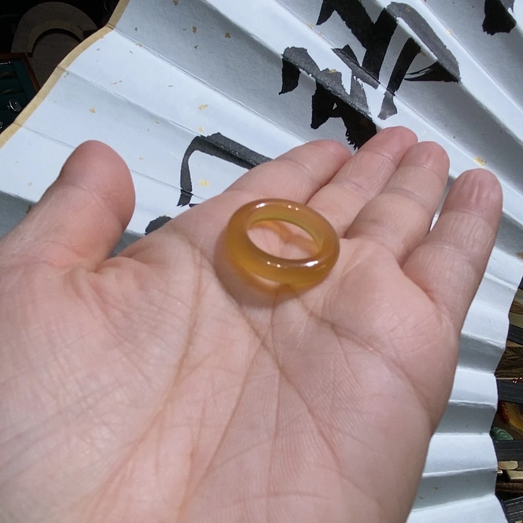玛瑙/玉髓戒指未镶嵌冷**人
