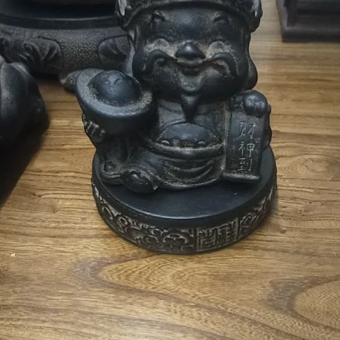 陶土财神到和吉祥底座一套