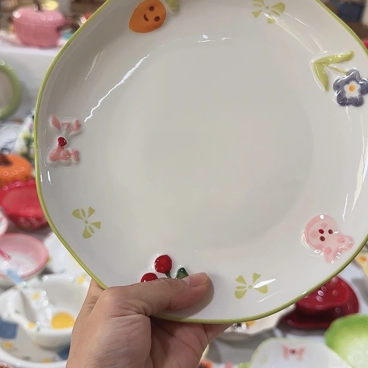 摆件陶高温陶瓷釉下彩正品！