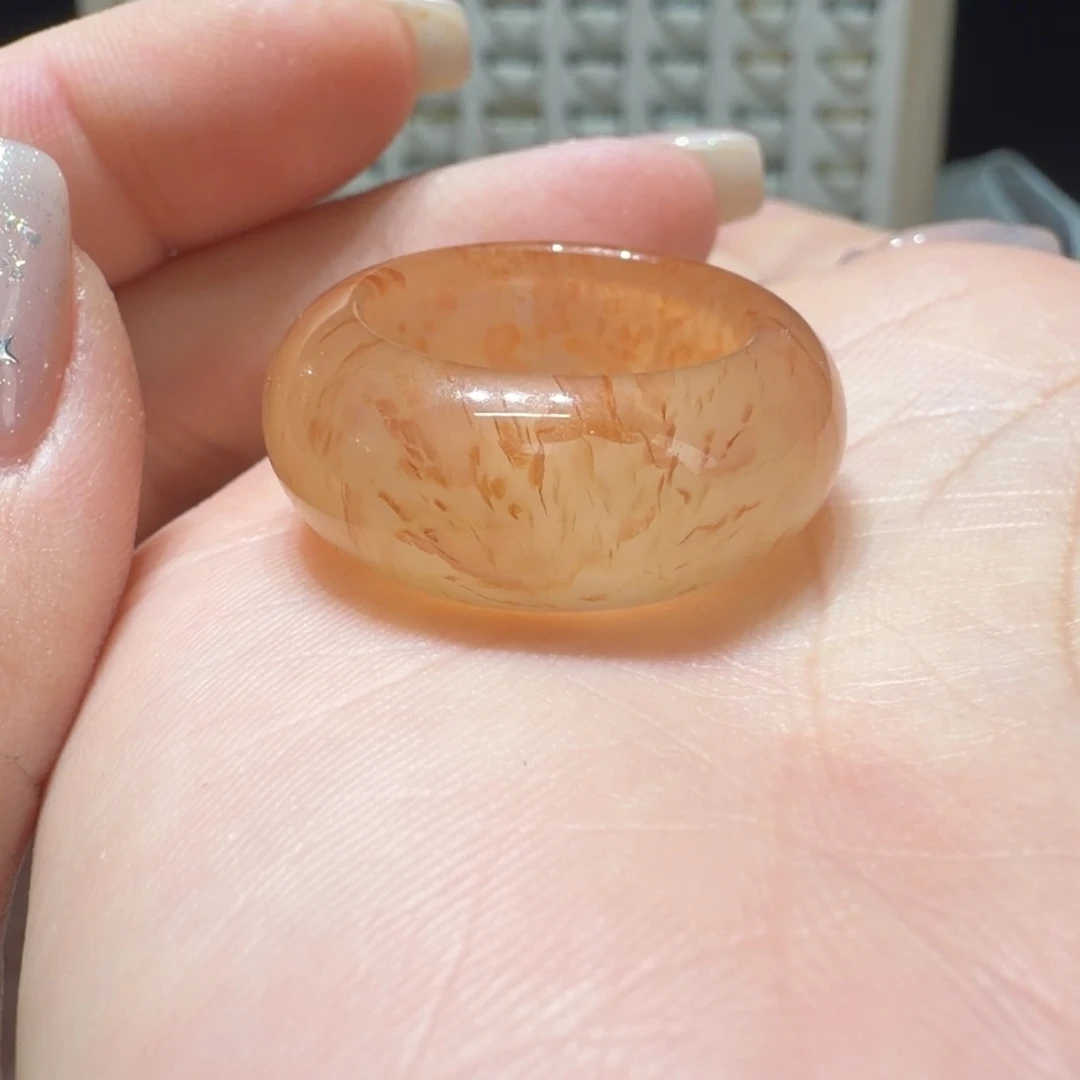 婷***u玛瑙/玉髓未镶嵌戒指港19