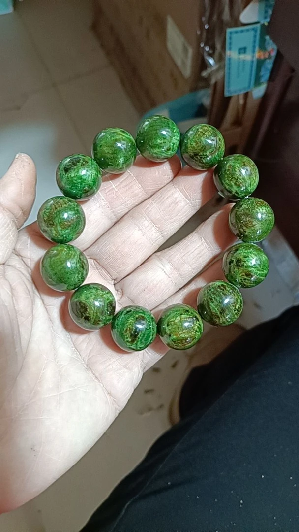 水墨丹青琥珀木手串