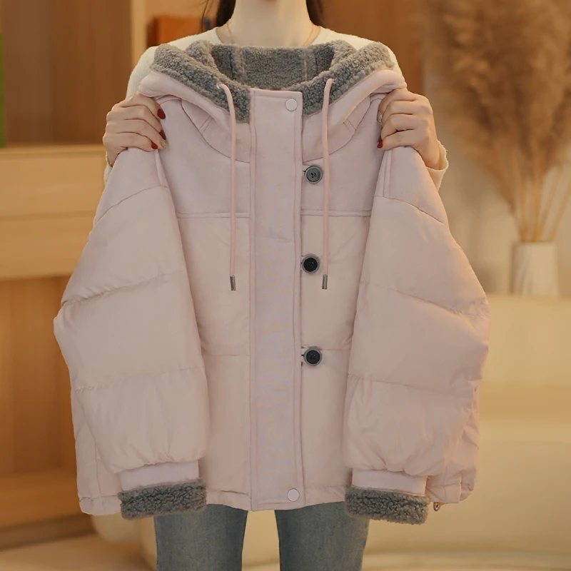 女童加厚棉服冬装2025新款儿童洋气保暖时尚冬季棉衣MF25195