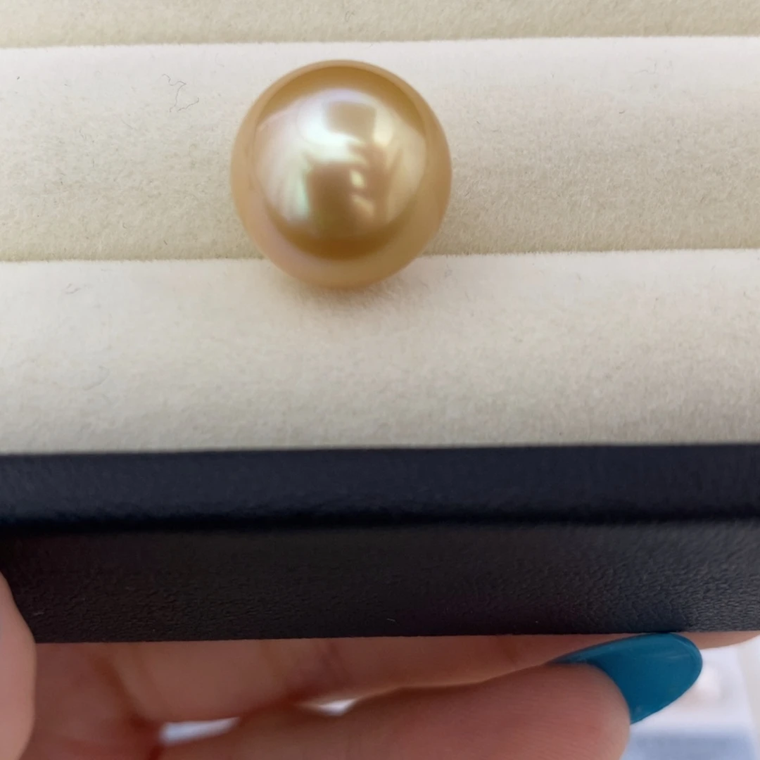 未镶嵌海水珍珠南洋金珠13.5mm