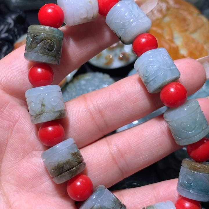 翡翠未镶嵌颈饰保真天然A货翡翠