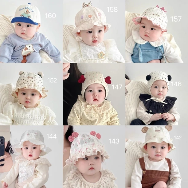 新生儿护耳帽春秋薄款初生宝宝套头帽婴儿防风外出胎帽帽子