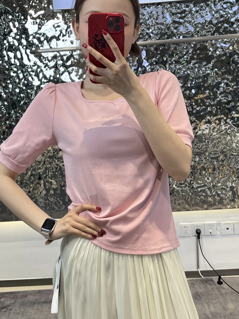 大庆仓W【之】时尚百搭迷人锁骨T 货号B2228   7月16日