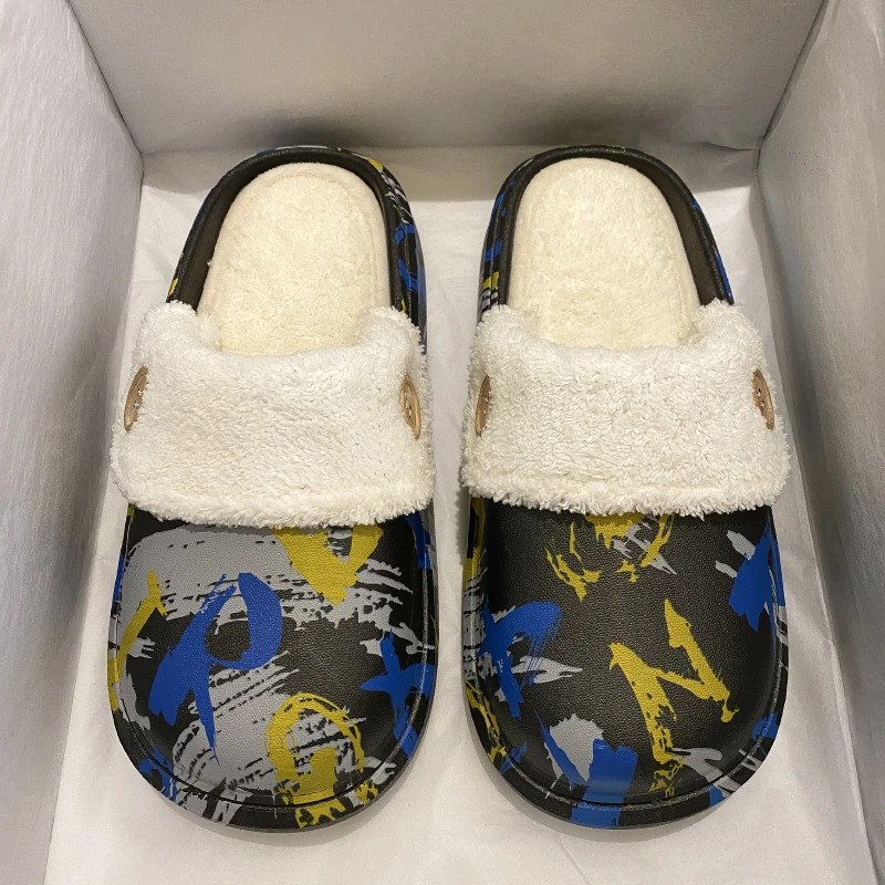 【GZCM】MF冬新款厚底D06勃肯棉鞋加绒保暖一脚蹬2024美拉德