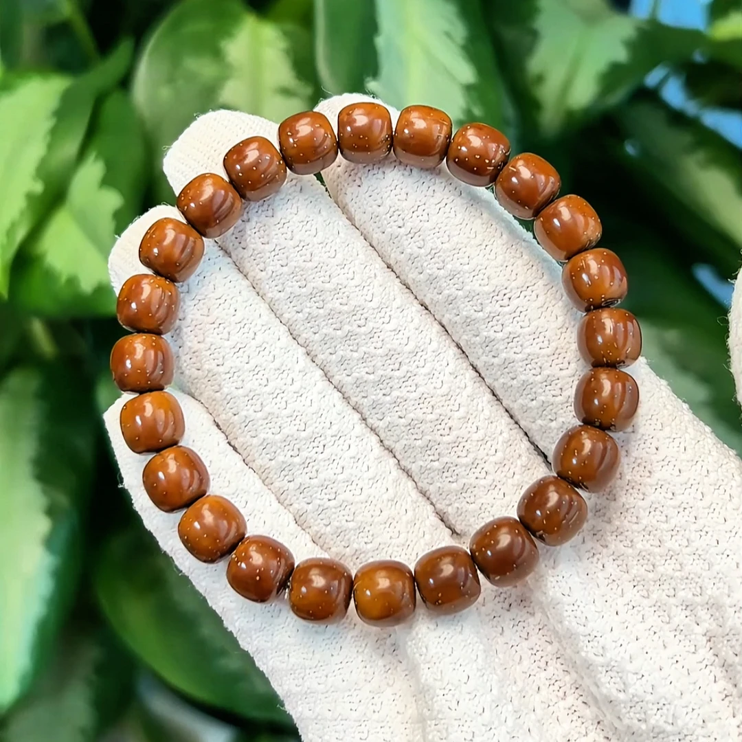 全品红皮高成熟度高密度实心紫金鼠老型文玩手串9mm