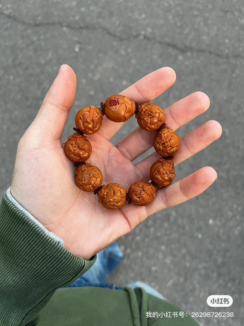 橄榄核云纹钟馗雕酒魁2.0