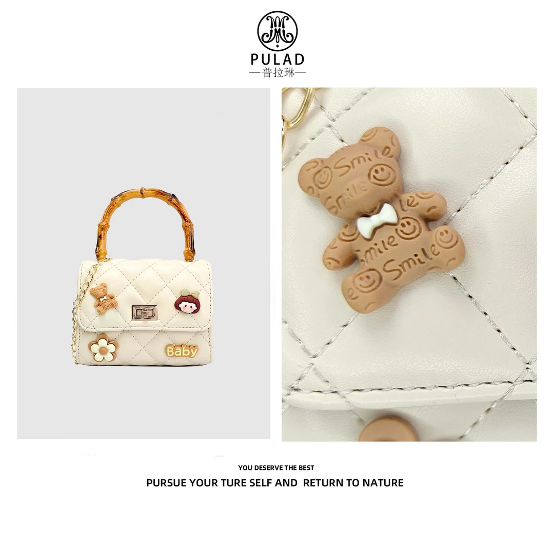 【工厂直销】新款小香风绣线mini竹节时尚女士斜跨手提包8053