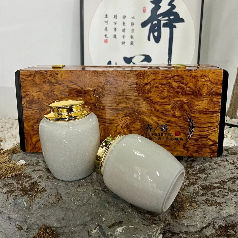 【春露-金骏眉】双陶罐木盒高档礼盒装