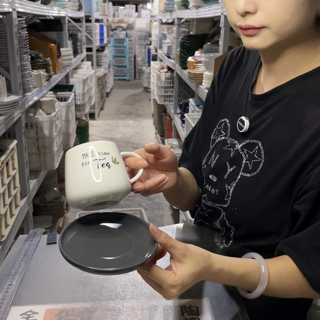 瓷片372         3杯3碟
