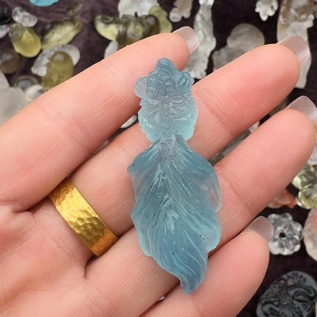 A***0紫晶未镶嵌颈饰海