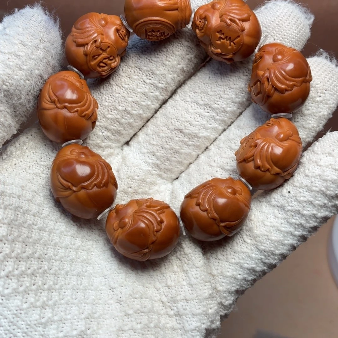 手串橄榄核笑口常开弥勒