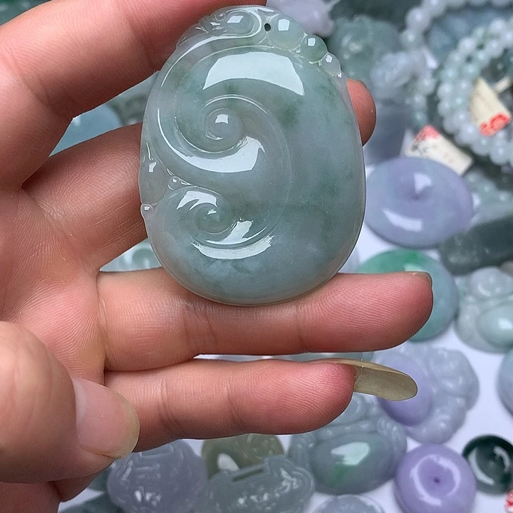 翡翠未镶嵌颈饰天然翡翠