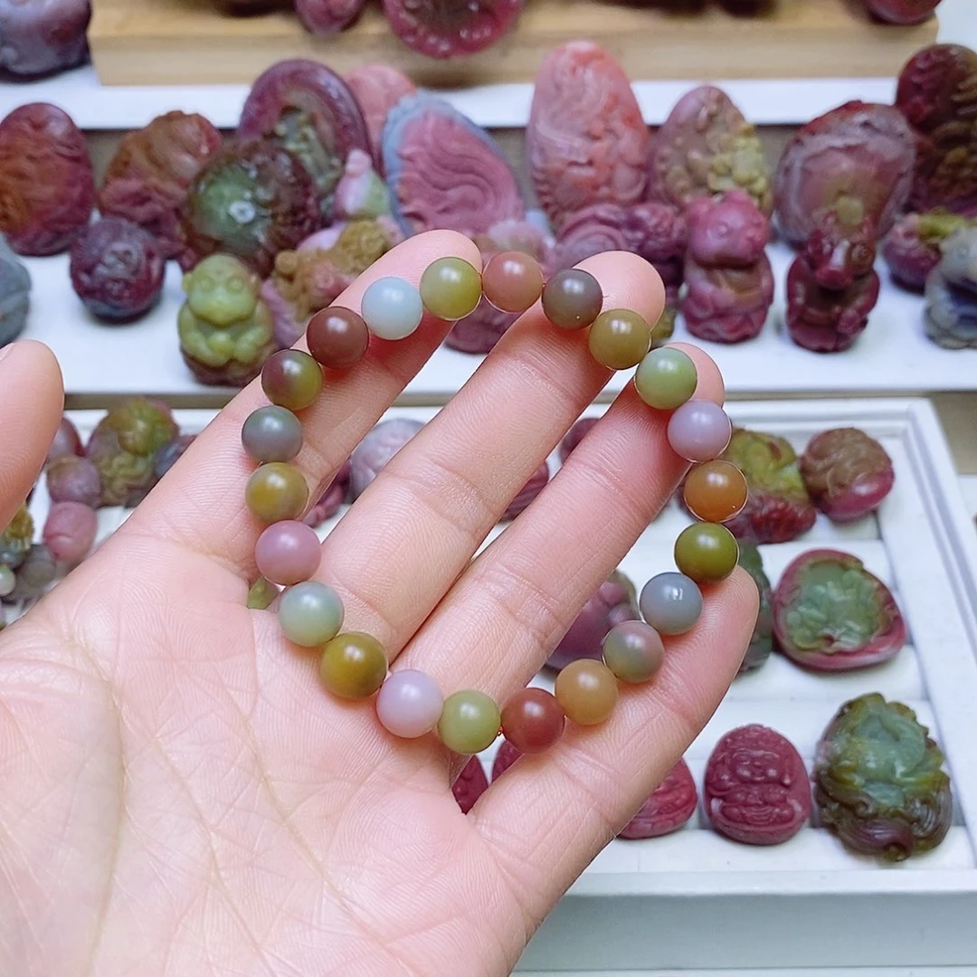 玛瑙/玉髓盐源玛瑙手串未镶嵌