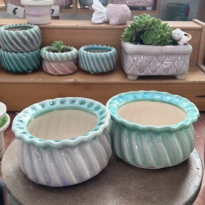 半手工花盆浮力炸啦10*6