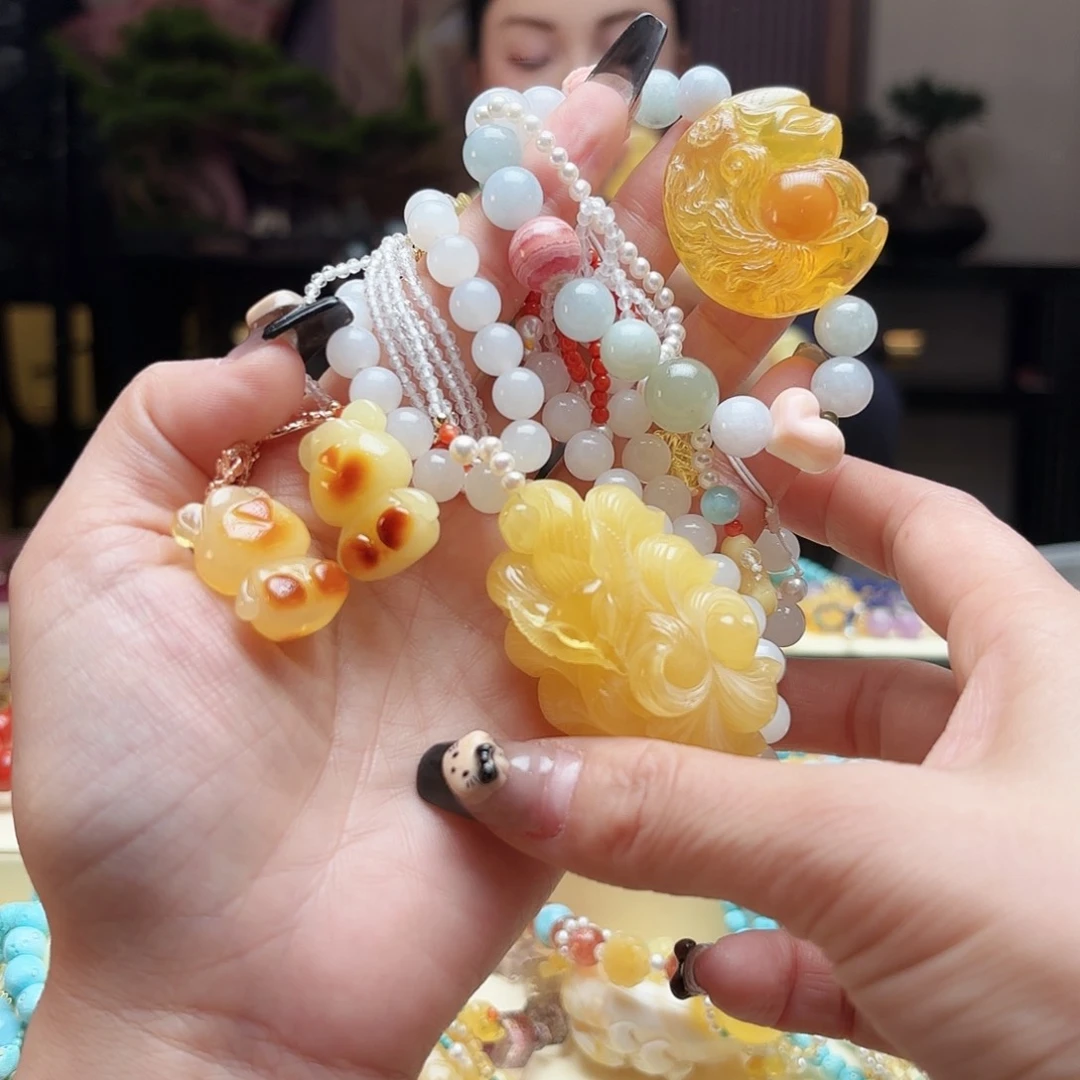 琥珀手链未镶嵌琥珀