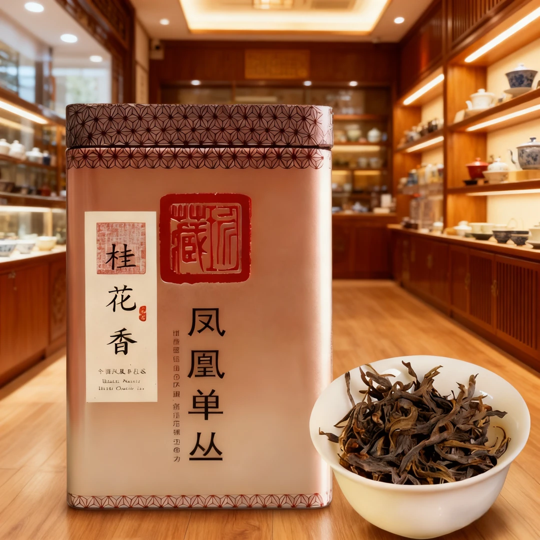 粉丝专享 凤凰桂花香 潮州凤凰单丛茶 50g罐装春季茶叶