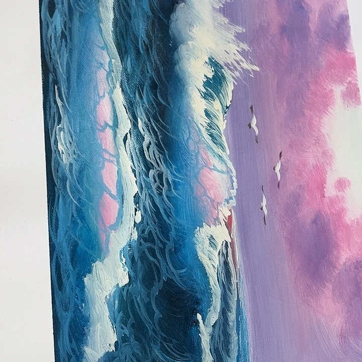 油画海选只会嘻嘻嘻影子