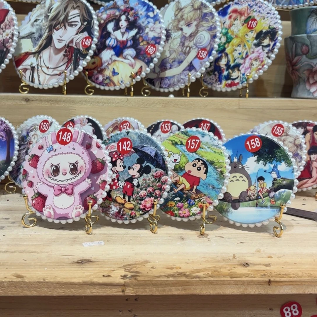 景德镇手绘花盆陶瓷10cm