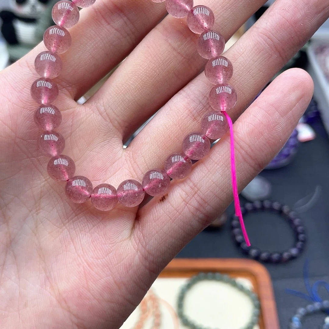 水晶手链未镶嵌草莓晶