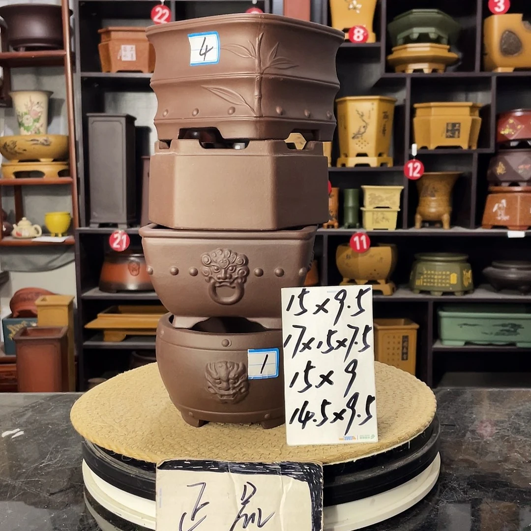 D-盆尚好紫砂花盆