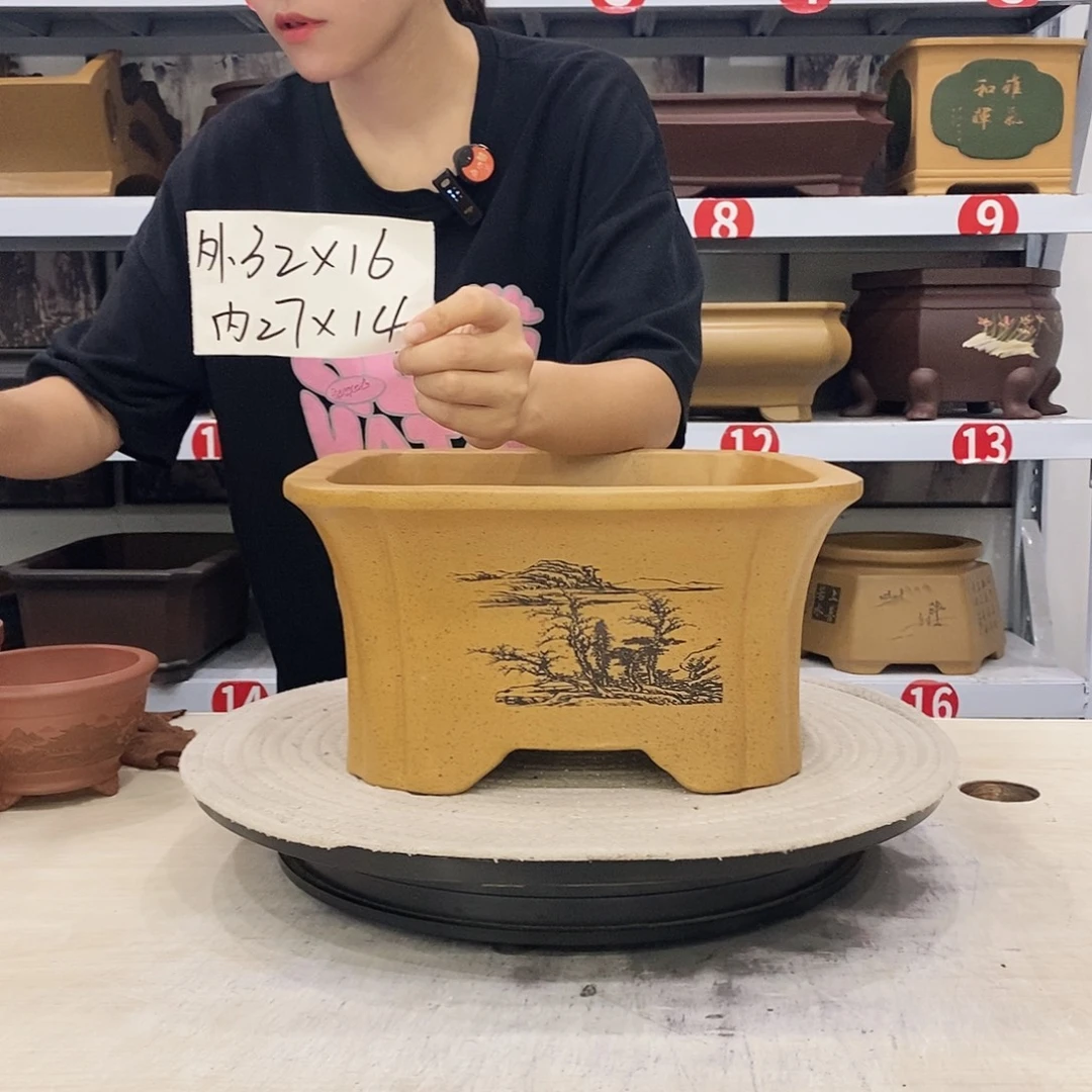 紫砂花盆紫砂花盆