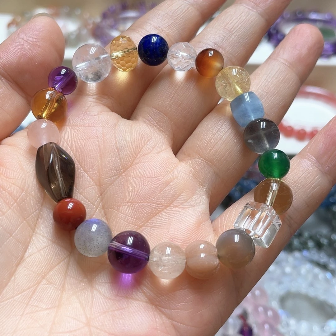 水晶手链未镶嵌多宝