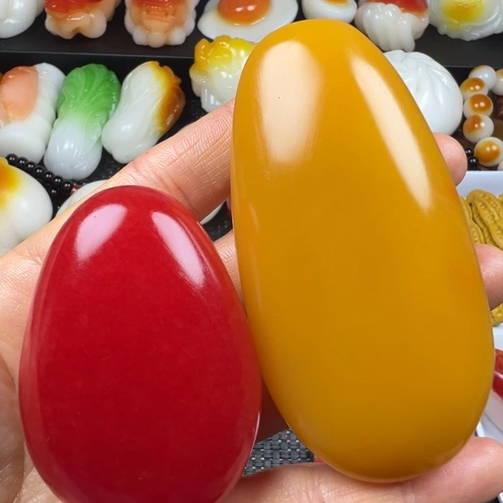 新疆戈壁五彩石金丝