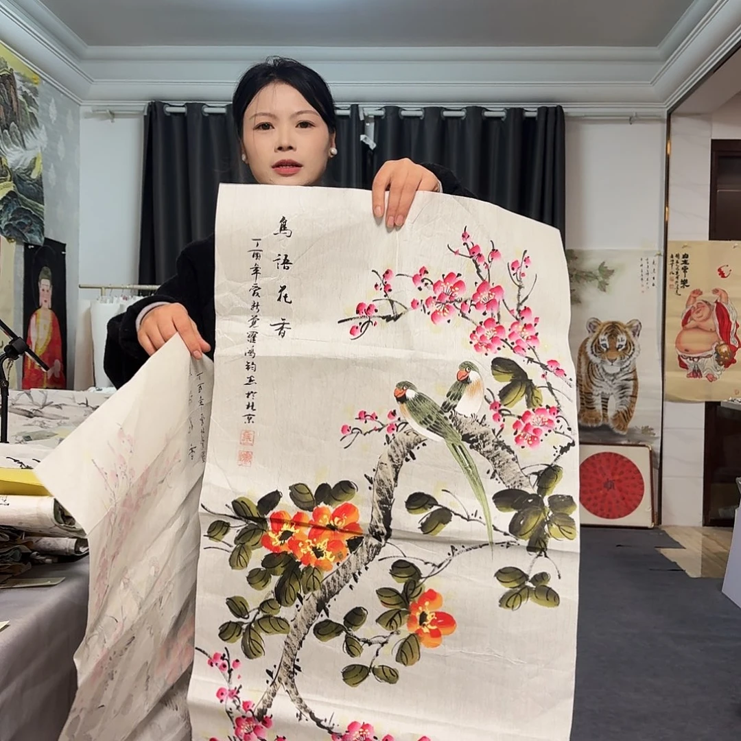 国画纯手绘图纯手绘纯手绘
