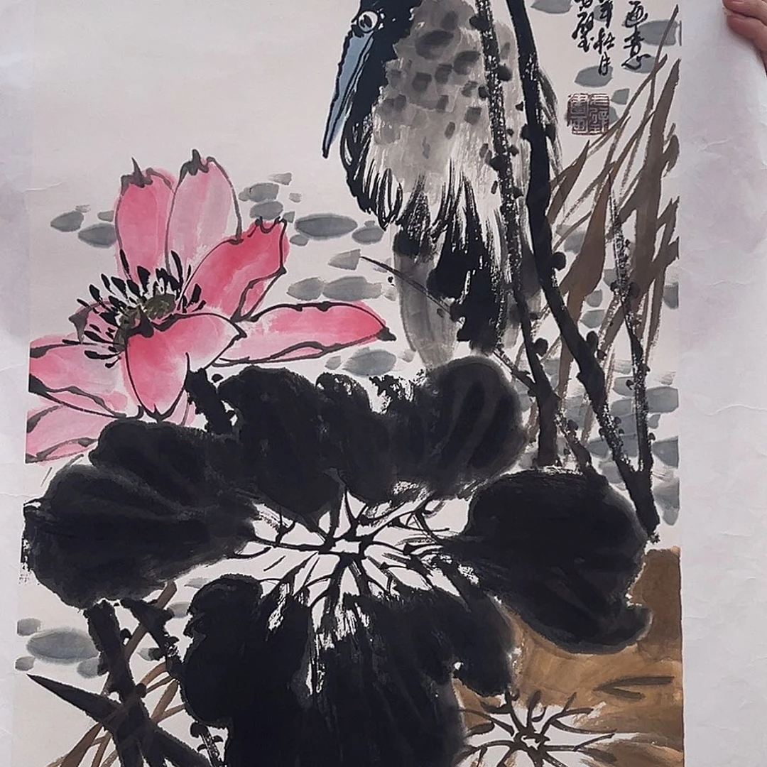 国画戈炳南国画作品带授权