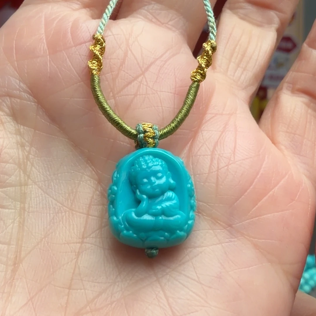 绿松石未镶嵌颈饰