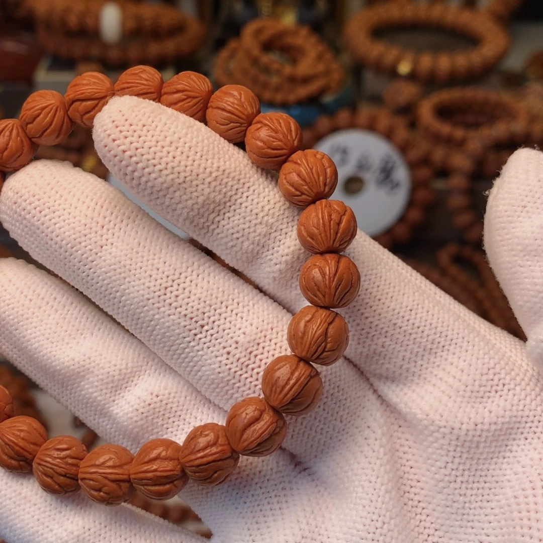 M***u桃核手串秦岭了我