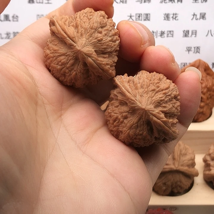 把件文玩核桃满天星，边35