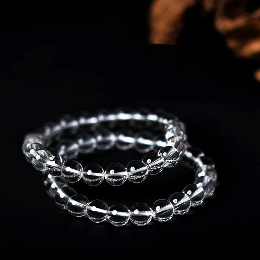 8mm（双A纯净体）白水手串手链饰品
