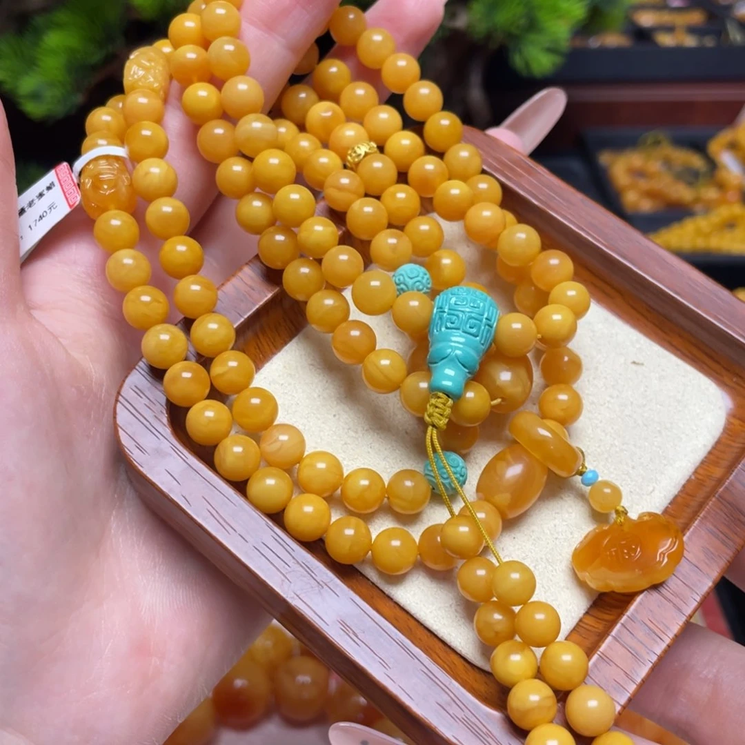 蜜蜡手链未镶嵌手串