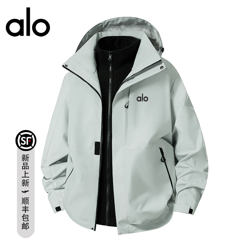 【官方奥特莱斯】情侣三合一两件套冲锋衣户外防风防水登山男女外套