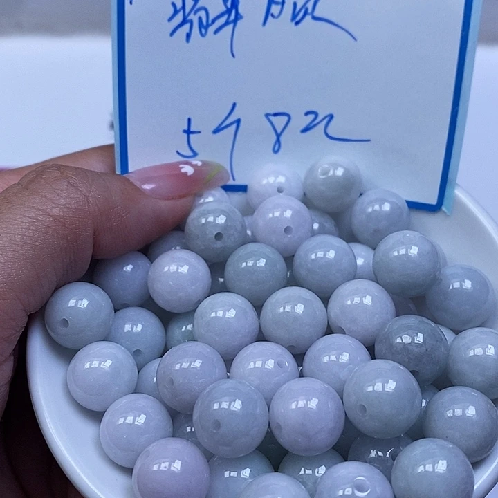 翡翠未镶嵌手链翡翠12mm5个
